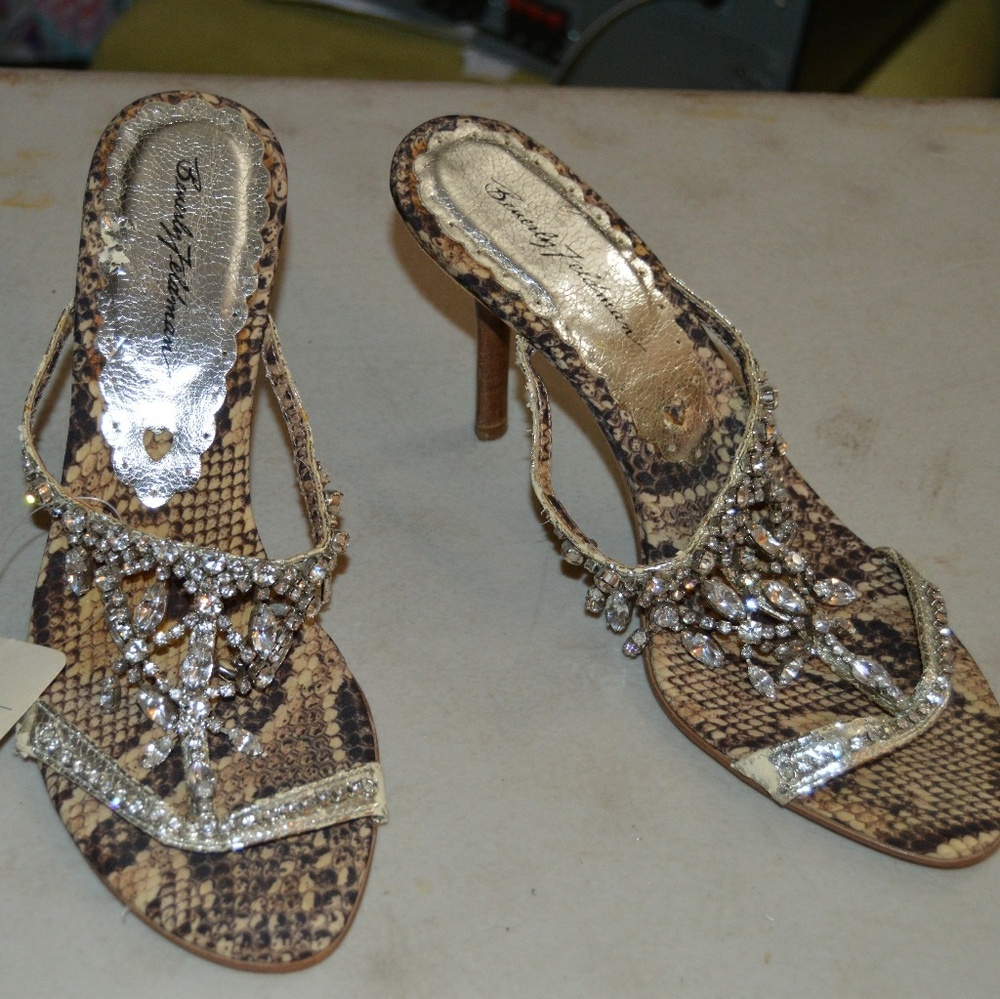 Beverly Feldman reptile heels